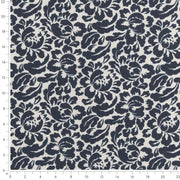 Charlotte - D2926 - Navy - Fabric by the Yard - D2926 - D2926_Ruler
