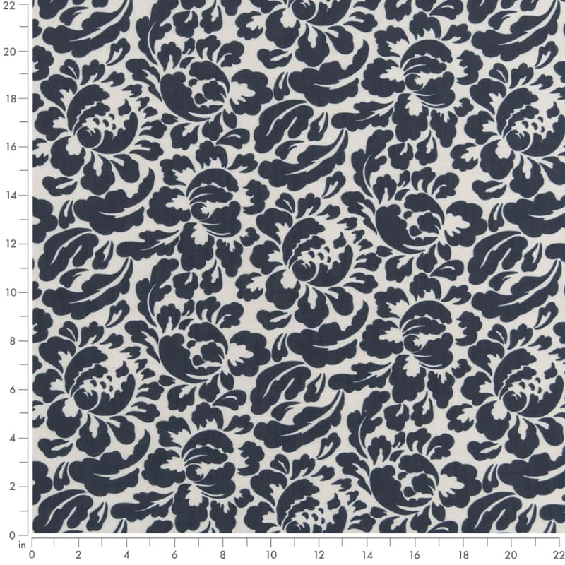 Charlotte - D2926 - Navy - Fabric by the Yard - D2926 - D2926_Ruler