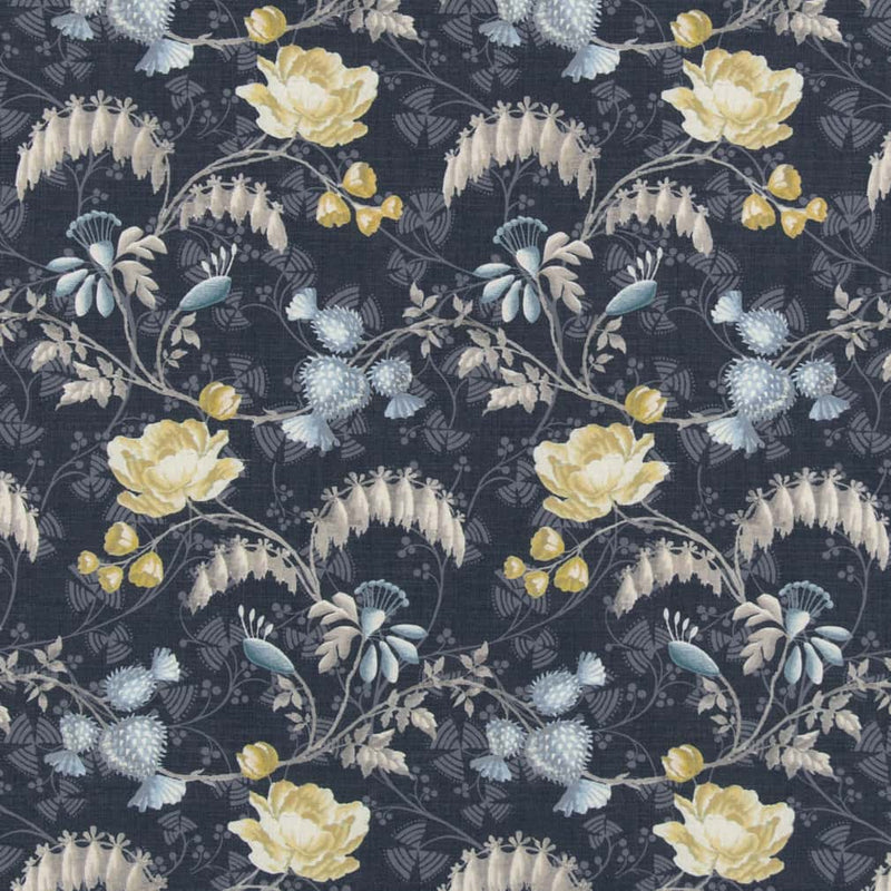 Charlotte - D2935 - Indigo - Fabric by the Yard Indigo