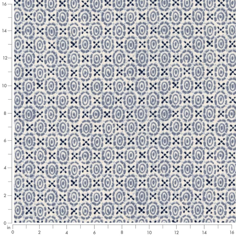 Charlotte - D2944 - Cornflower - Fabric by the Yard - D2944 - D2944_Ruler