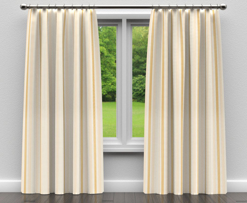 Charlotte - D300 - Antique Noble Stripe - Fabric by the Yard - D300 - D300_Drapery