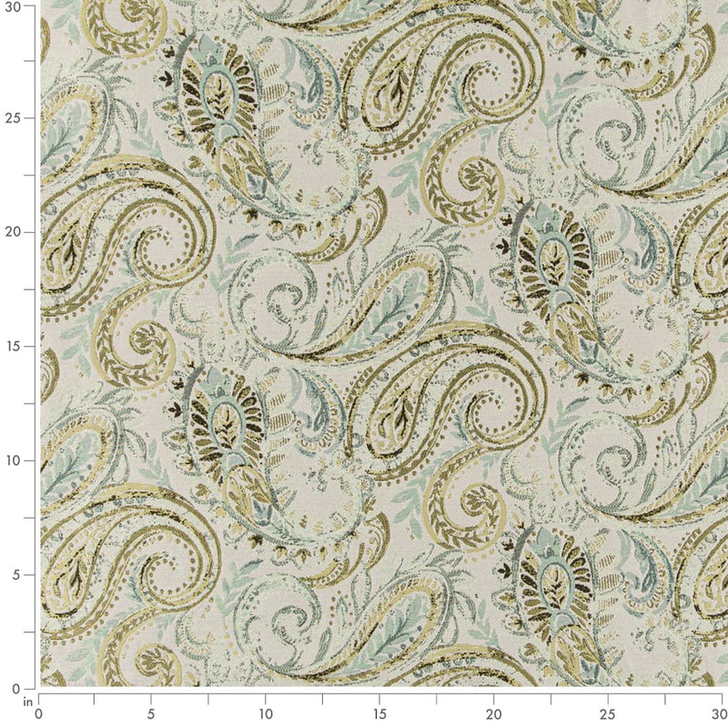 Charlotte - D3025 - Lagoon - Fabric by the Yard - D3025 - D3025_Ruler