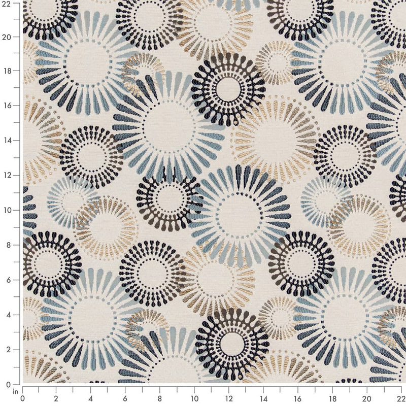 Charlotte - D3027 - Navy - Fabric by the Yard - D3027 - D3027_Ruler