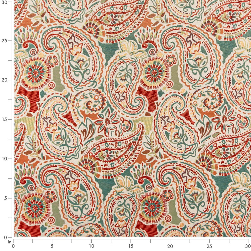 Charlotte - D3031 - Capri - Fabric by the Yard - D3031 - D3031_Ruler