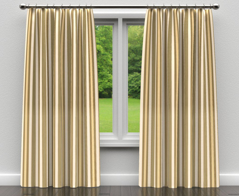 Charlotte - D303 - Juniper Noble Stripe - Fabric by the Yard - D303 - D303_Drapery
