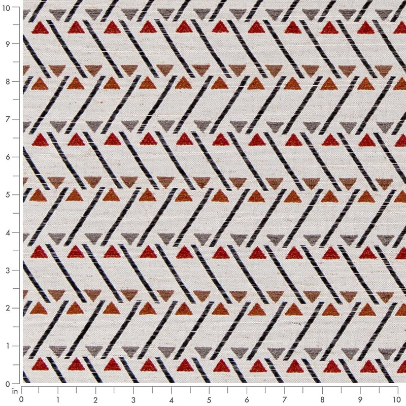 Charlotte - D3049 - Cayenne - Fabric by the Yard - D3049 - D3049_Ruler