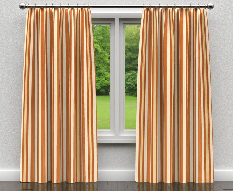 Charlotte - D304 - Amber Noble Stripe - Fabric by the Yard - D304 - D304_Drapery
