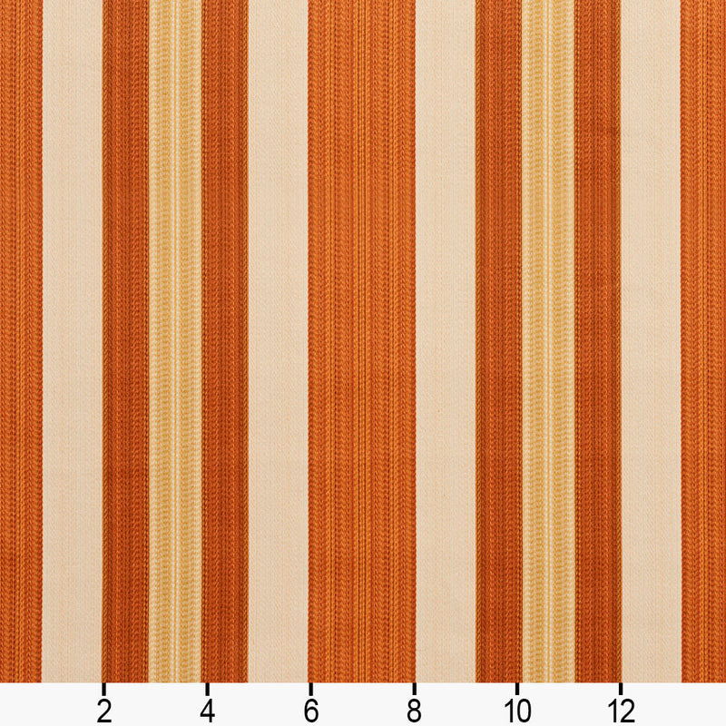 Charlotte - D304 - Amber Noble Stripe - Fabric by the Yard - D304 - D304_Ruler