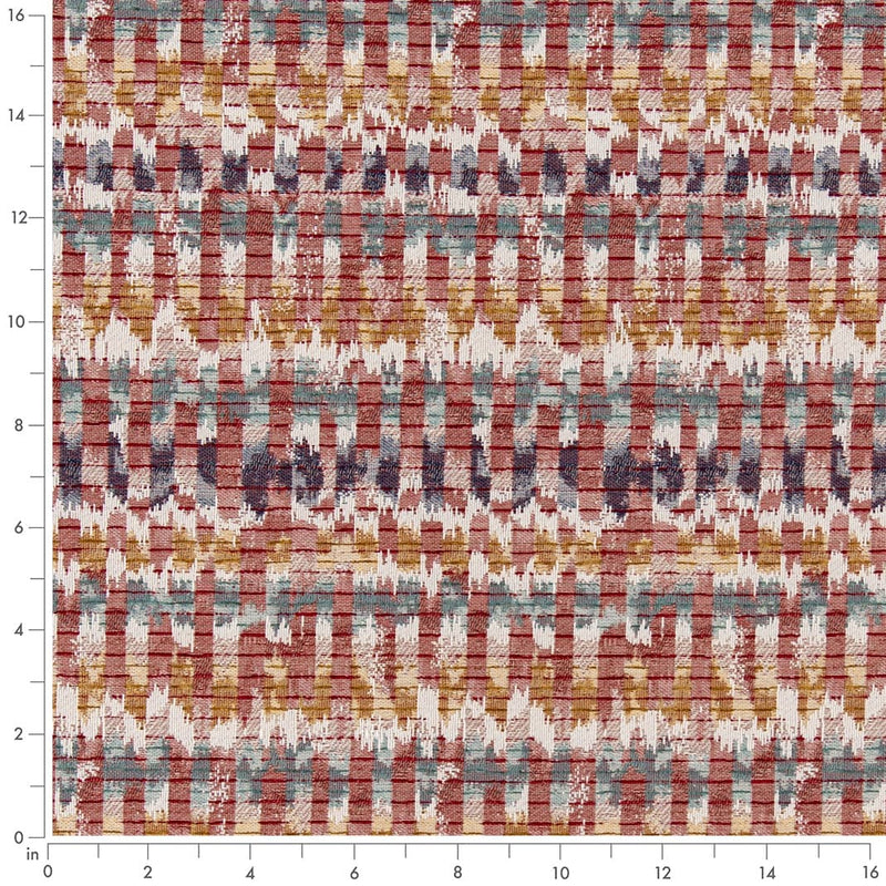 Charlotte - D3053 - Ruby - Fabric by the Yard - D3053 - D3053_Ruler