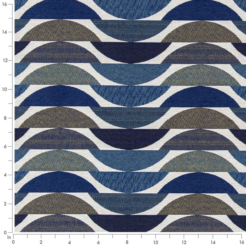 Charlotte - D3062 - Indigo - Fabric by the Yard - D3062 - D3062_Ruler