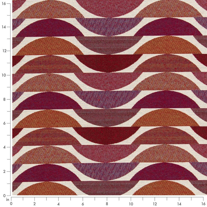 Charlotte - D3063 - Sangria - Fabric by the Yard - D3063 - D3063_Ruler