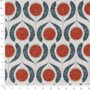 Charlotte - D3066 - Papaya - Fabric by the Yard - D3066 - D3066_Ruler
