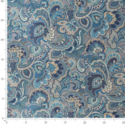 Charlotte - D3075 - Sapphire - Fabric by the Yard - D3075 - D3075_Ruler