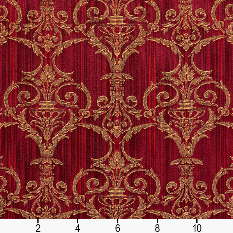 Charlotte - D307 - Ruby Victorian - Fabric by the Yard - D307 - D307_Ruler