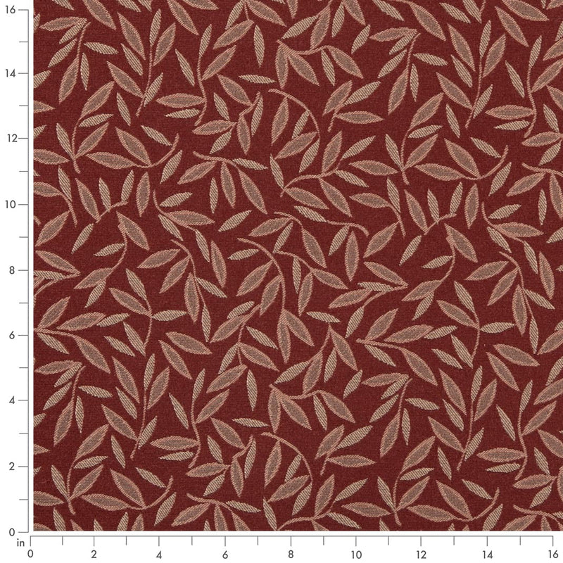Charlotte - D3125 - Ruby - Fabric by the Yard - D3125 - D3125_Ruler