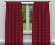 Charlotte - D312 - Ruby Medallion - Fabric by the Yard - D312 - D312_Drapery