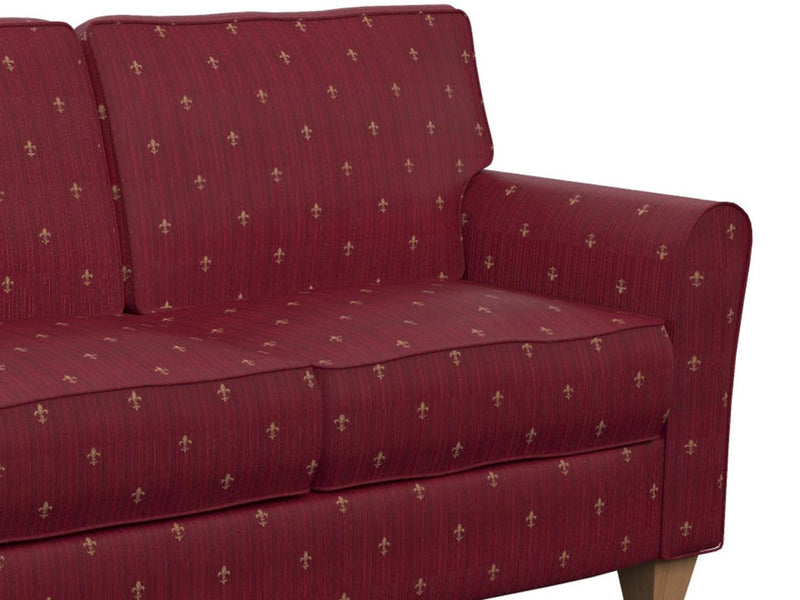 Charlotte - D312 - Ruby Medallion - Fabric by the Yard - D312 - D312_Furniture