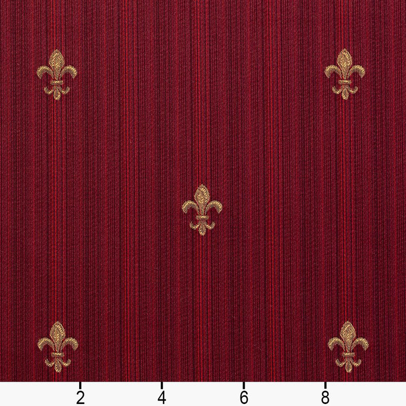 Charlotte - D312 - Ruby Medallion - Fabric by the Yard - D312 - D312_Ruler