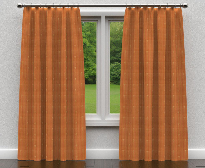 Charlotte - D314 - Amber Medallion - Fabric by the Yard - D314 - D314_Drapery