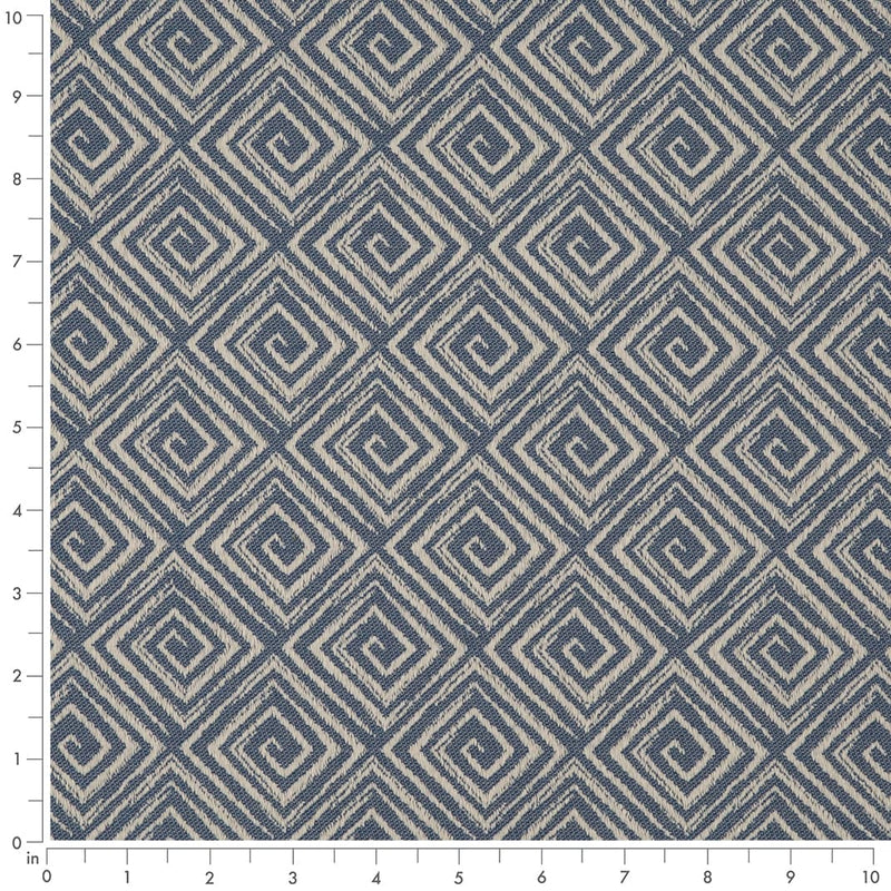 Charlotte - D3175 - Sky - Fabric by the Yard - D3175 - D3175_Ruler