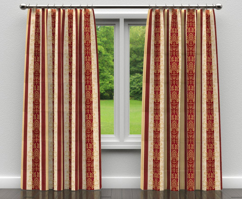 Charlotte - D317 - Ruby Vintage - Fabric by the Yard - D317 - D317_Drapery