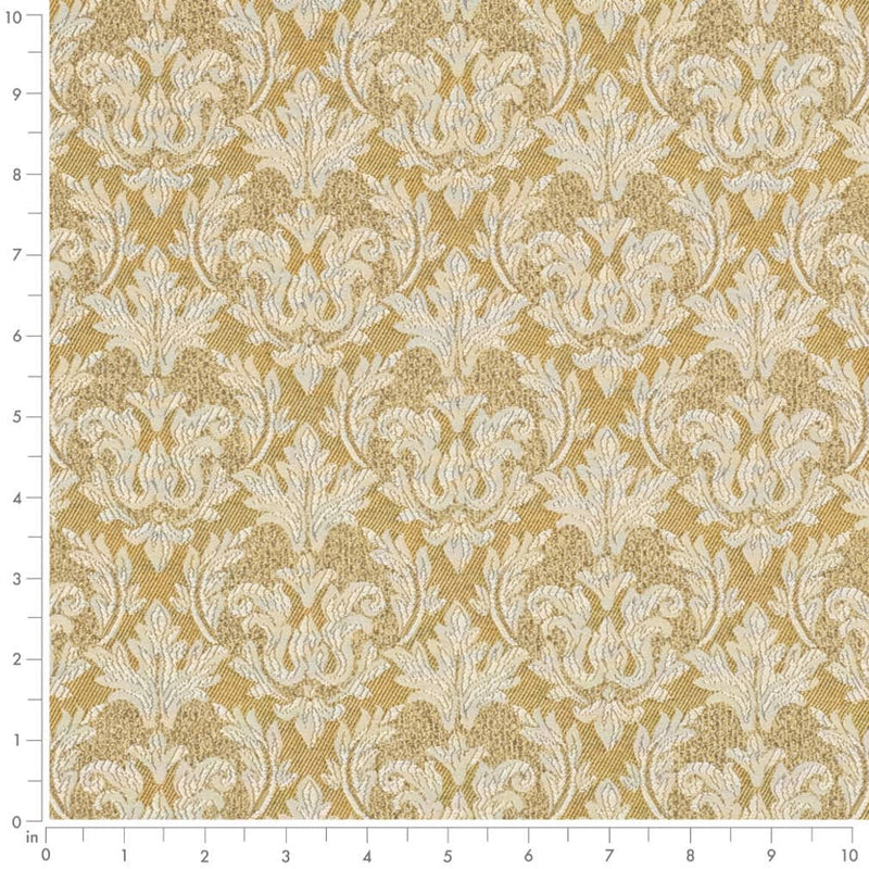 Charlotte - D3249 - Gold Trellis - Fabric by the Yard - D3249 - D3249_Ruler