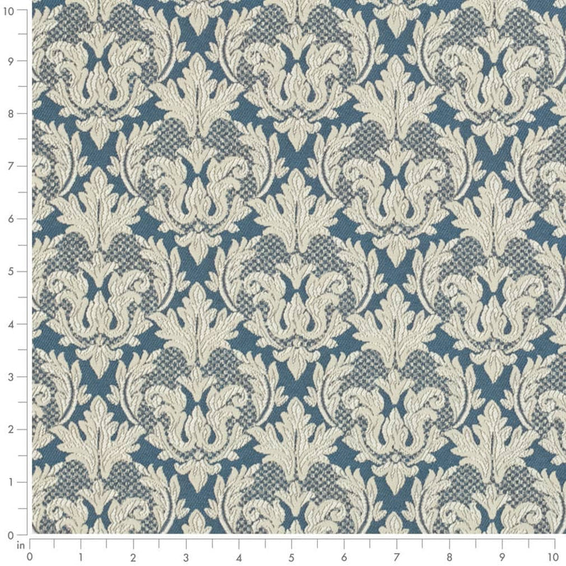 Charlotte - D3251 - Royal Trellis - Fabric by the Yard - D3251 - D3251_Ruler