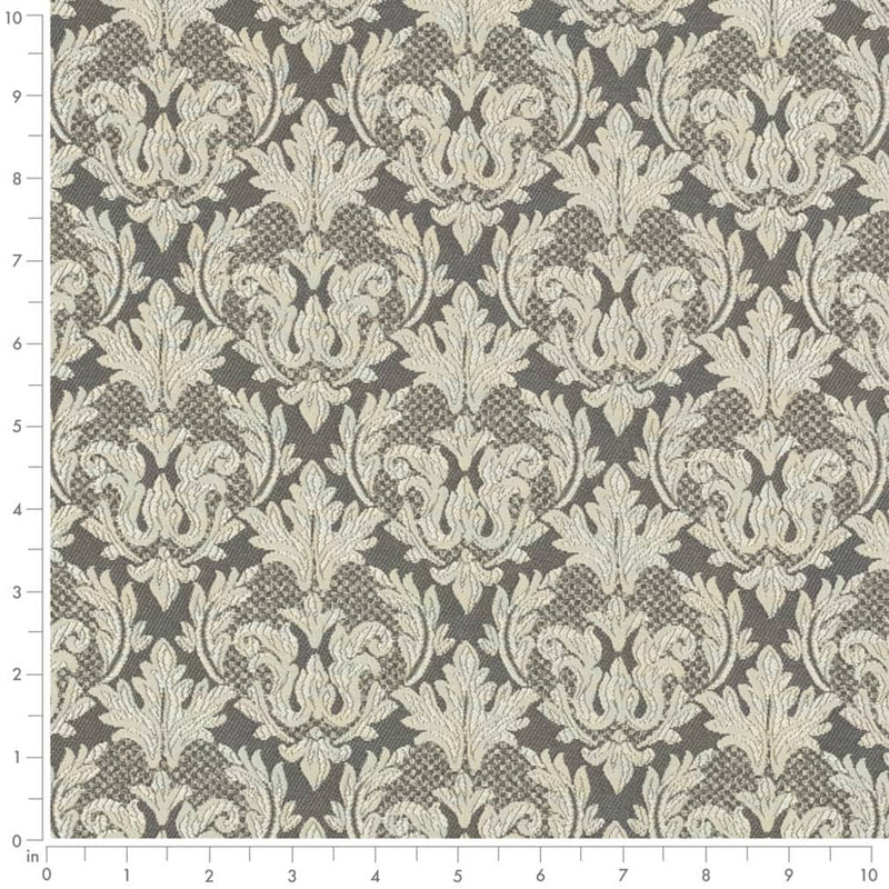 Charlotte - D3252 - Pewter Trellis - Fabric by the Yard - D3252 - D3252_Ruler