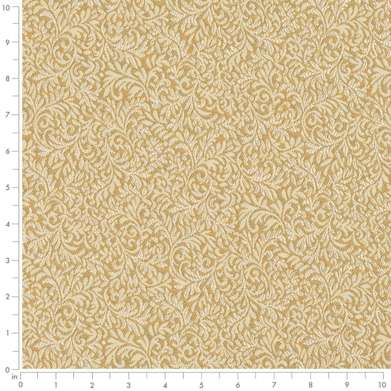 Charlotte - D3255 - Gold Elise - Fabric by the Yard - D3255 - D3255_Ruler