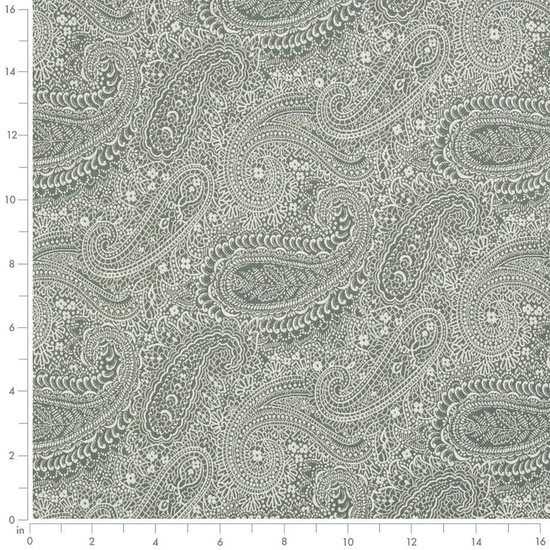Charlotte - D3281 - Turquoise Grove - Fabric by the Yard - D3281 - D3281_Ruler