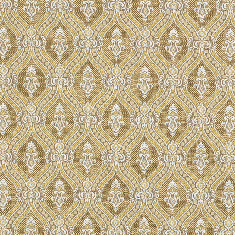 Charlotte - D3285 - Gold Ornate - Fabric by the Yard Gold Ornate
