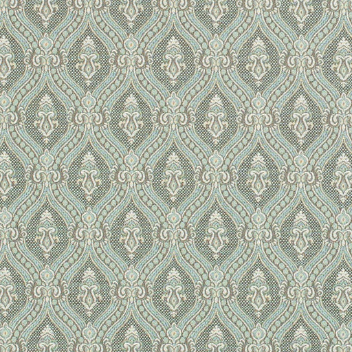 Charlotte - D3286 - Aqua Ornate - Fabric by the Yard Aqua Ornate