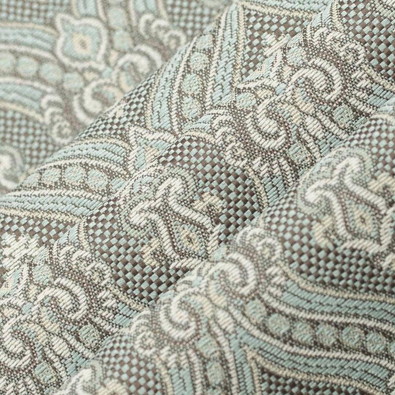 Charlotte - D3286 - Aqua Ornate - Fabric by the Yard - D3286 - D3286_Rolled