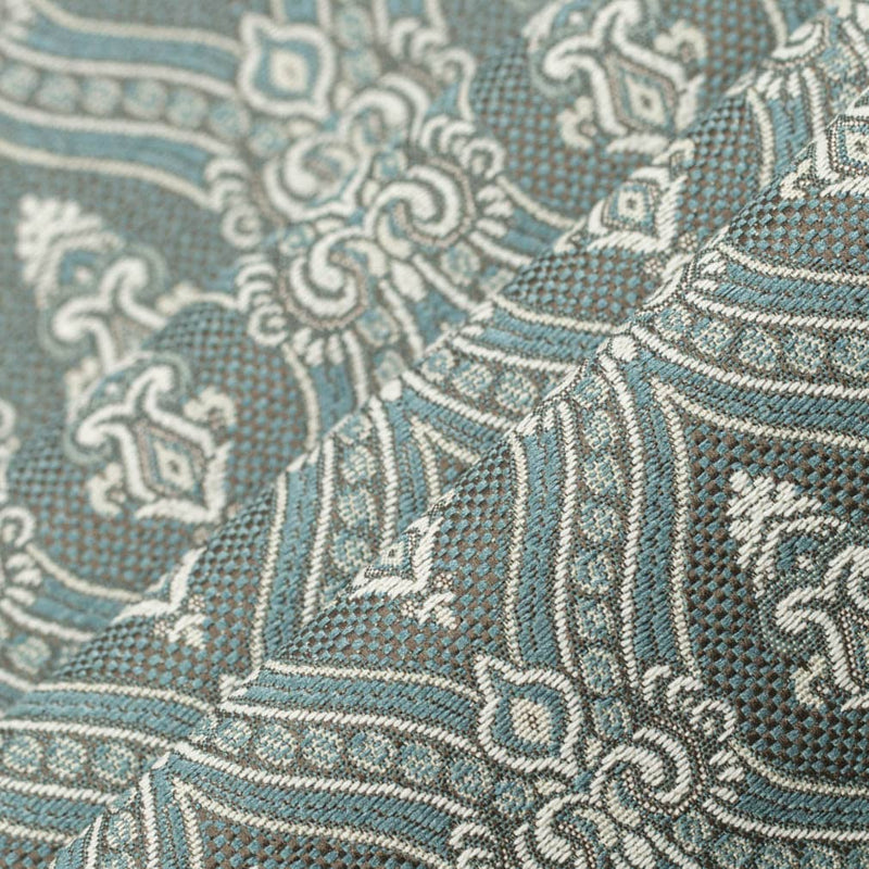 Charlotte - D3287 - Turquoise Ornate - Fabric by the Yard - D3287 - D3287_Rolled