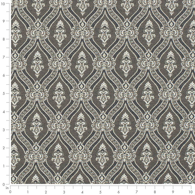 Charlotte - D3288 - Midnight Ornate - Fabric by the Yard - D3288 - D3288_Ruler