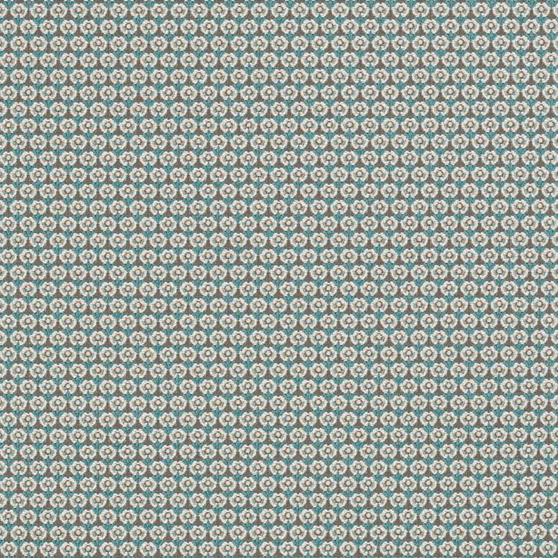 Charlotte - D3293 - Turquoise Petite - Fabric by the Yard Turquoise Petite