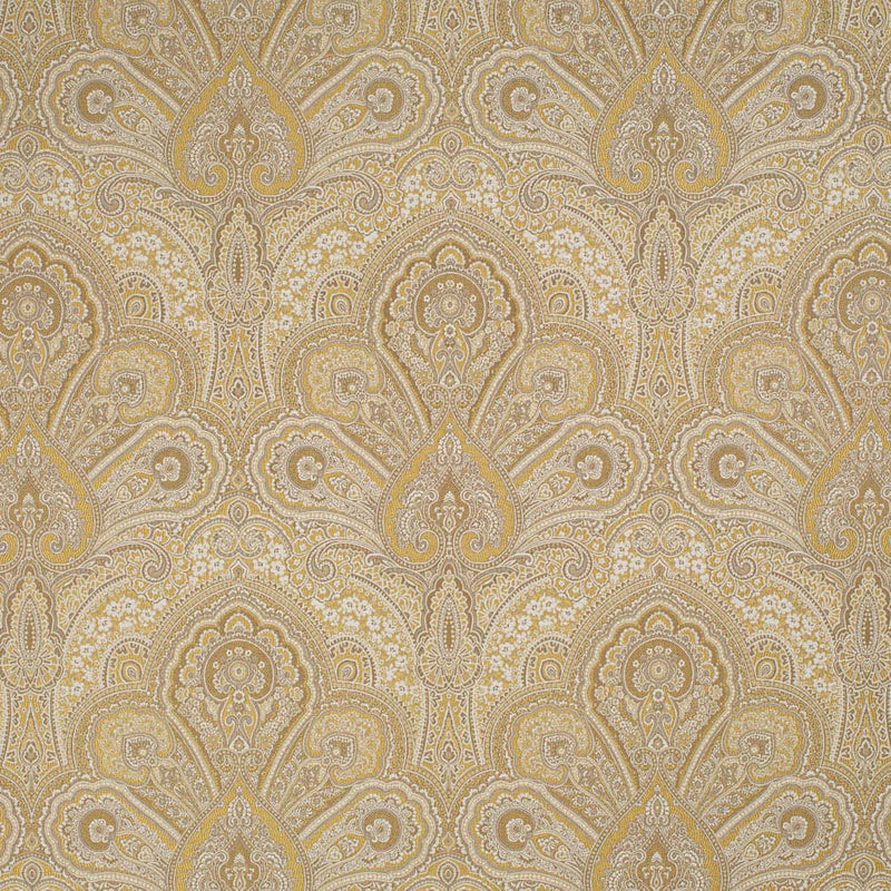 Charlotte - D3297 - Gold Flora - Fabric by the Yard Gold Flora