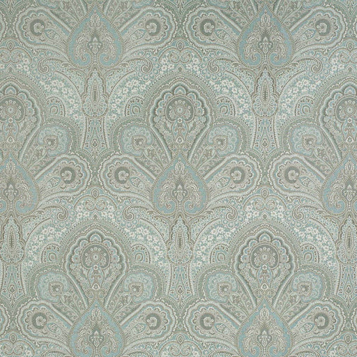 Charlotte - D3298 - Aqua Flora - Fabric by the Yard Aqua Flora