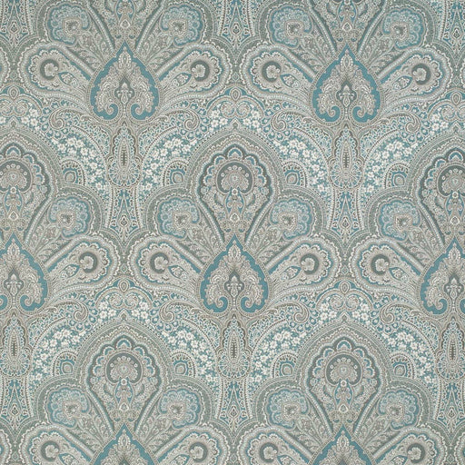 Charlotte - D3299 - Turquoise Flora - Fabric by the Yard Turquoise Flora