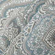Charlotte - D3299 - Turquoise Flora - Fabric by the Yard - D3299 - D3299_Rolled