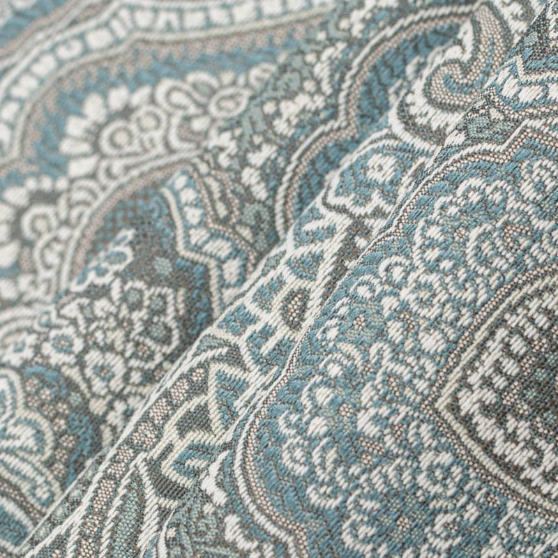 Charlotte - D3299 - Turquoise Flora - Fabric by the Yard - D3299 - D3299_Rolled