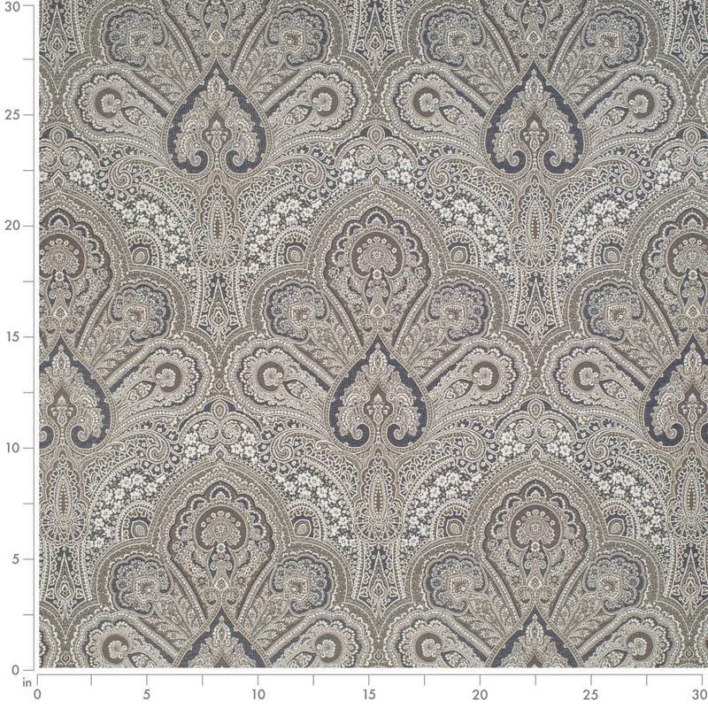 Charlotte - D3300 - Midnight Flora - Fabric by the Yard - D3300 - D3300_Ruler