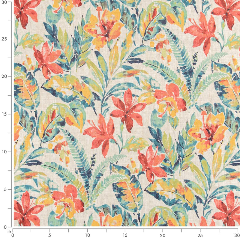 Charlotte - D3309 - Tropical - Fabric by the Yard - D3309 - D3309_Ruler