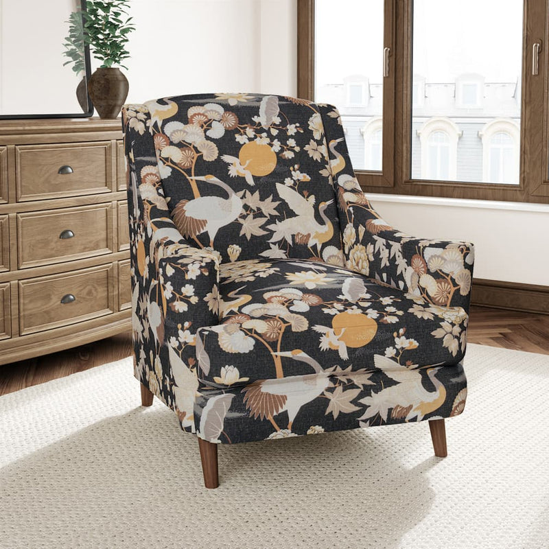 Charlotte - D3316 - Noir - Fabric by the Yard - D3316 - D3316_Furniture