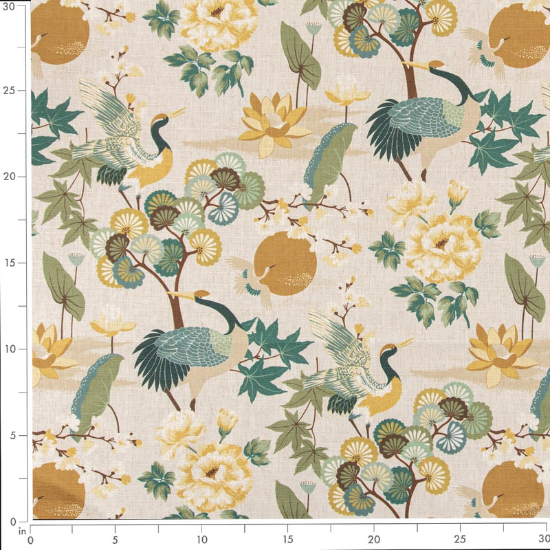 Charlotte - D3317 - Sage - Fabric by the Yard - D3317 - D3317_Ruler