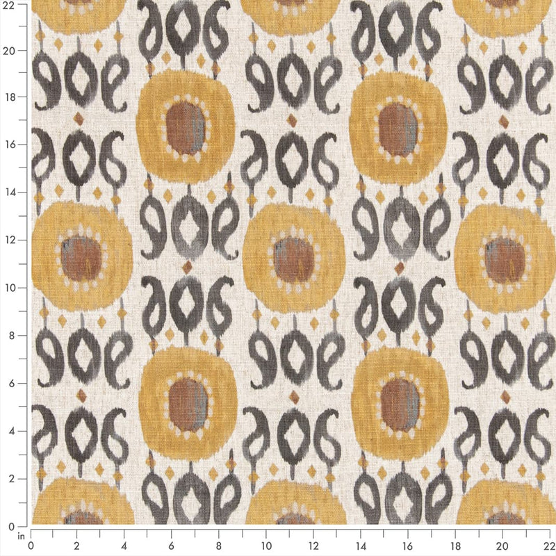 Charlotte - D3321 - Saffron - Fabric by the Yard - D3321 - D3321_Ruler