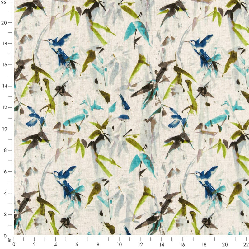 Charlotte - D3327 - Marine - Fabric by the Yard - D3327 - D3327_Ruler