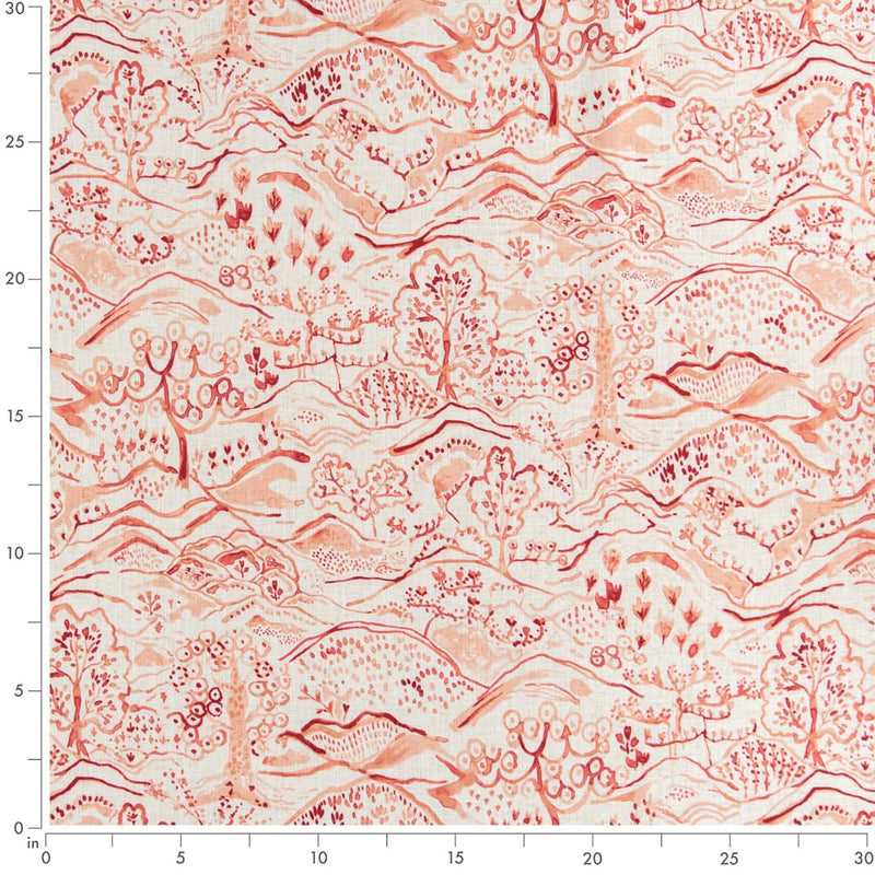 Charlotte - D3333 - Peach - Fabric by the Yard - D3333 - D3333_Ruler