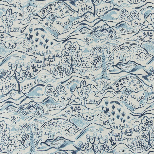 Charlotte - D3335 - Indigo - Fabric by the Yard Indigo