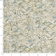 Charlotte - D3336 - Fern - Fabric by the Yard - D3336 - D3336_Ruler